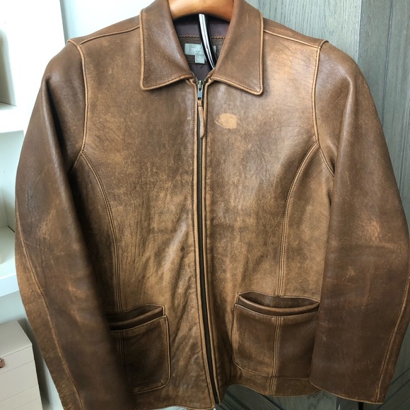 The Territory Ahead Vintage Genuine Leather Jacket - Picture 1 of 6